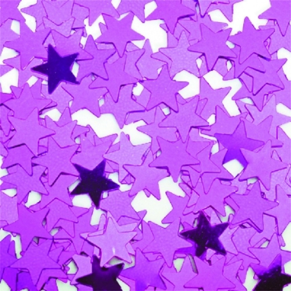 Flitter,Sterne 6mm lila (500gr)