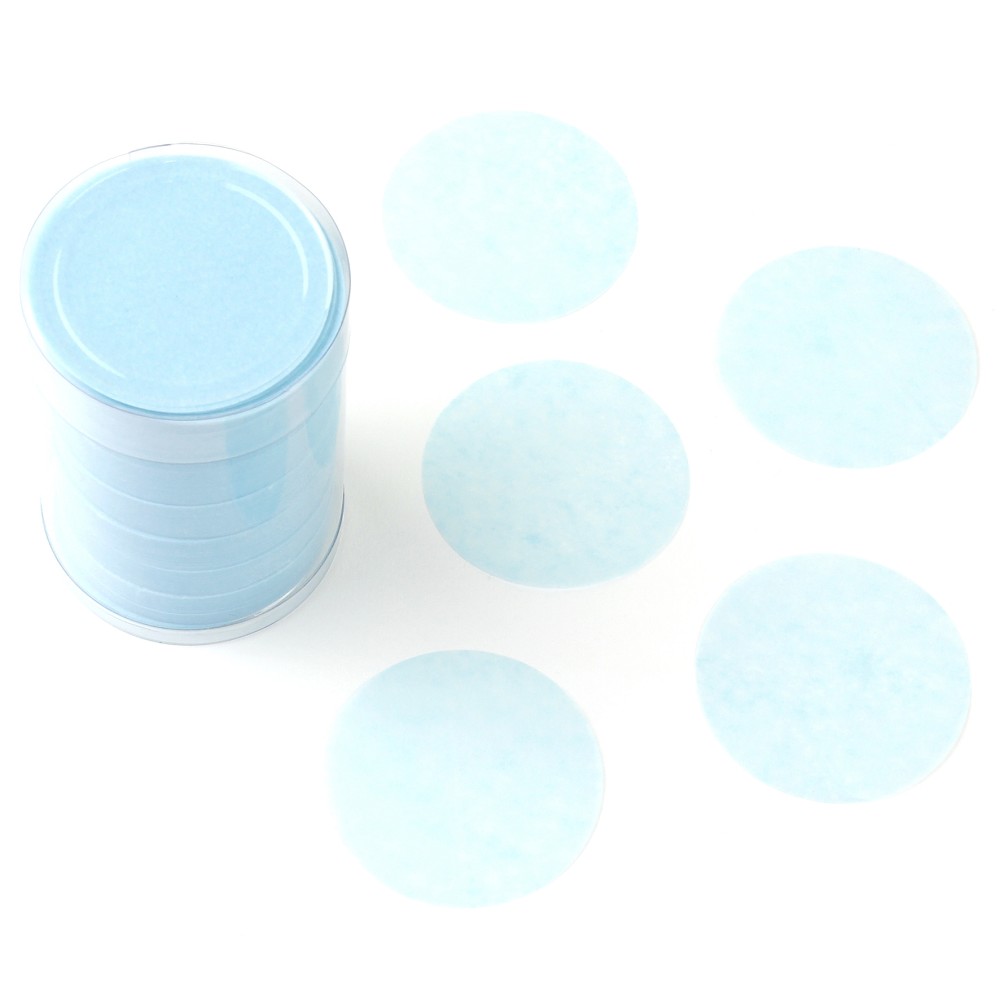 Papierkonfetti hellblau rund 5cm (100g) - nicht farbecht
