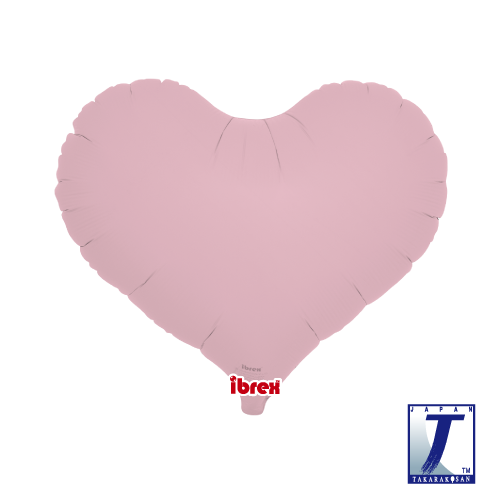 14" Jelly Heart Pastel Pink (ibrex)