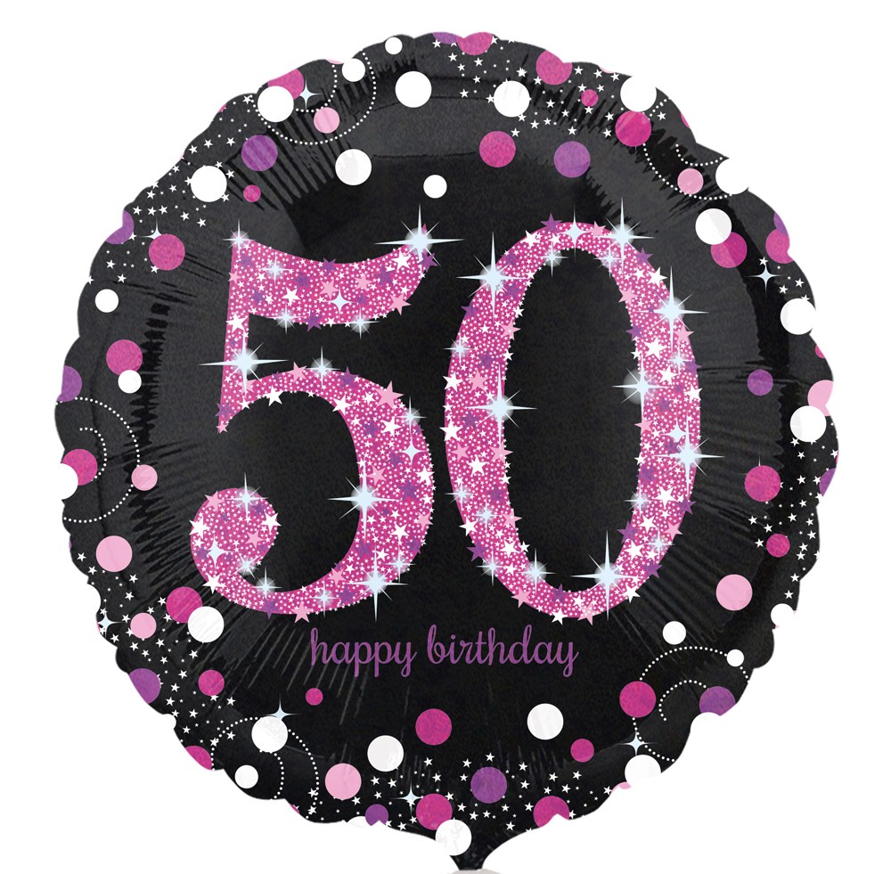 18" Pink Celebration "50"