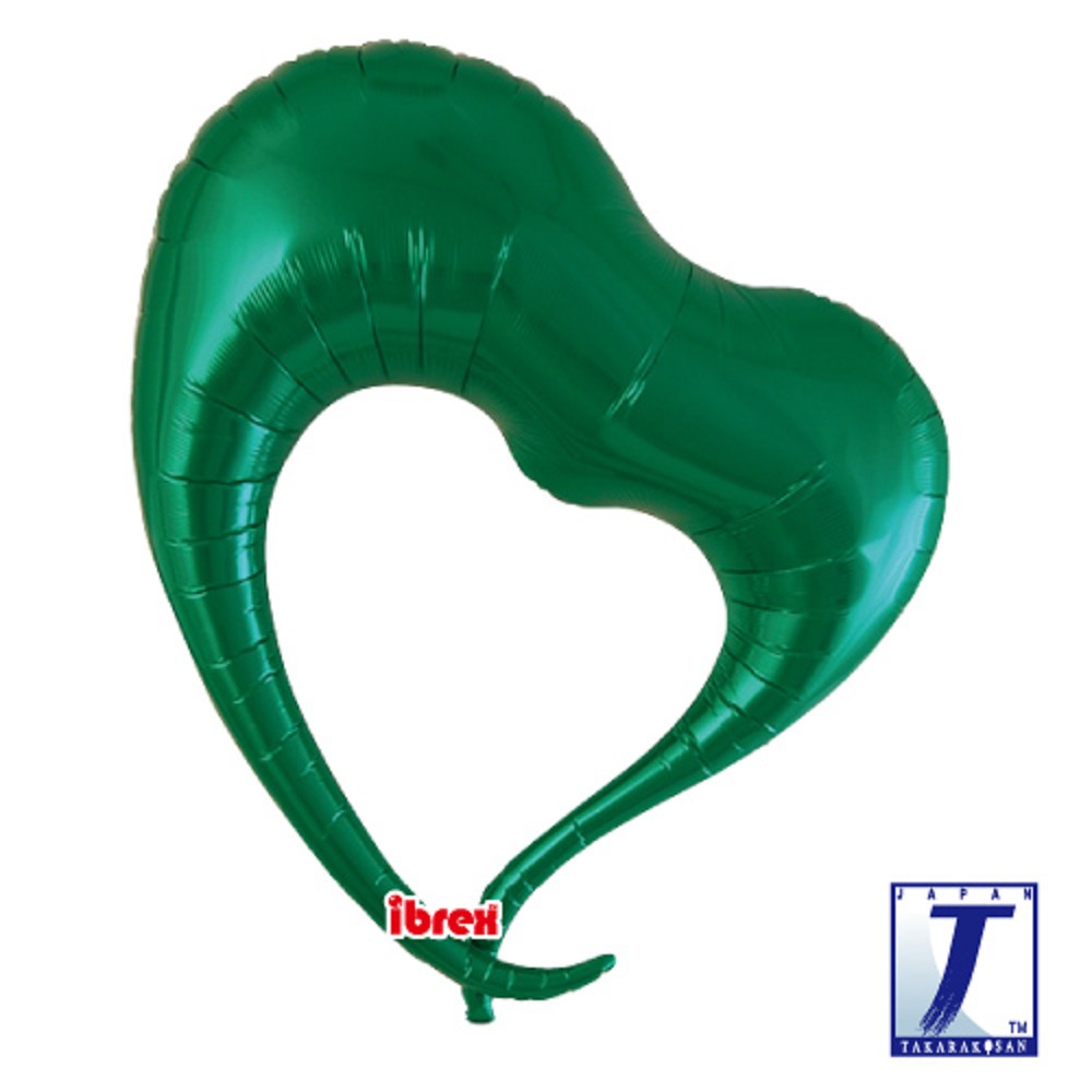 30" Elegant-Heart Metallic Green (ibrex)