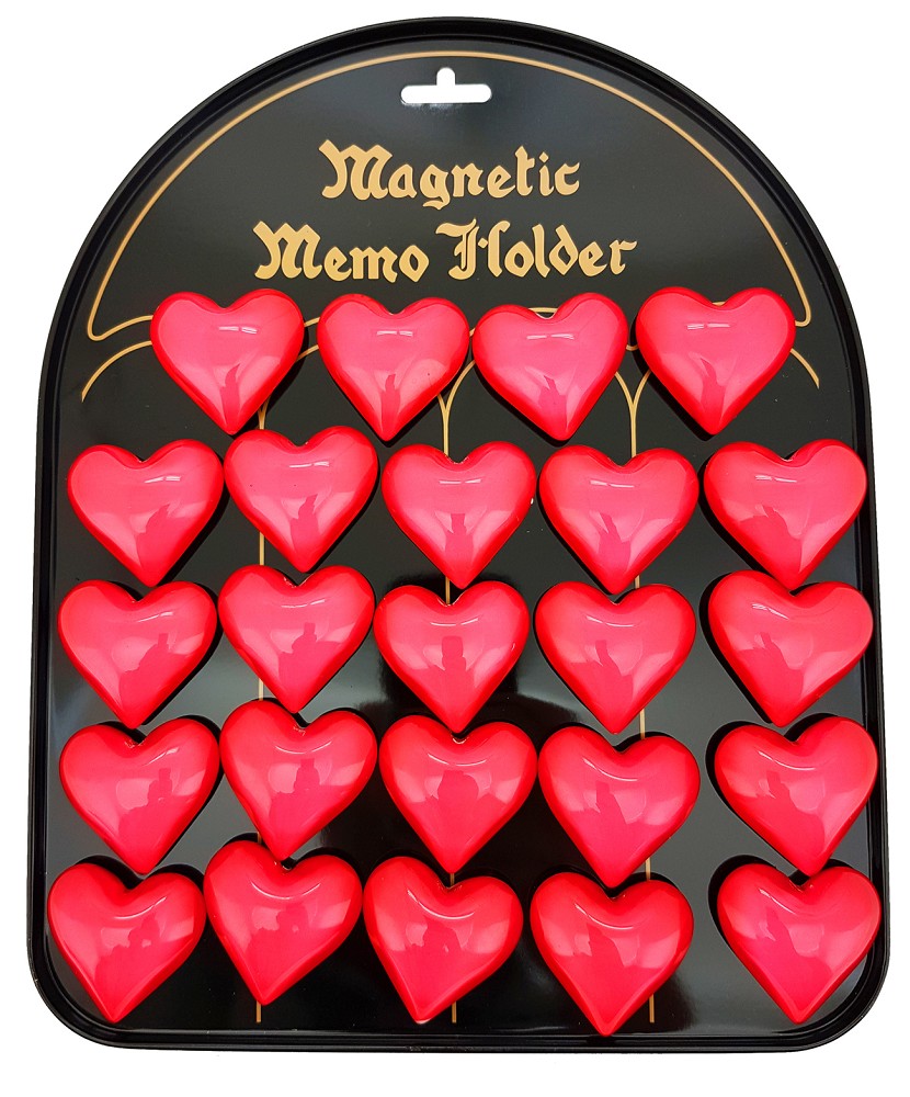 Magnet Herzen rot