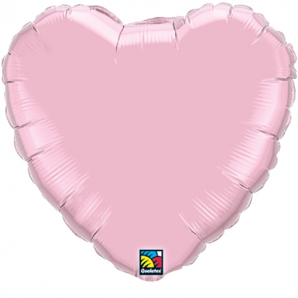 36" Heart Pearl Pink (5 Stück)