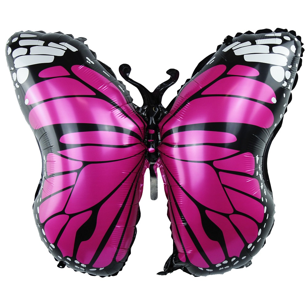 28" Schmetterling Pink