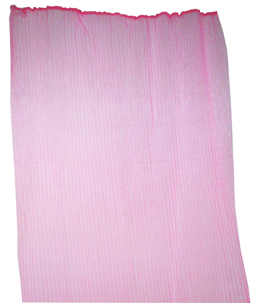 Organza plisse pink1,8m