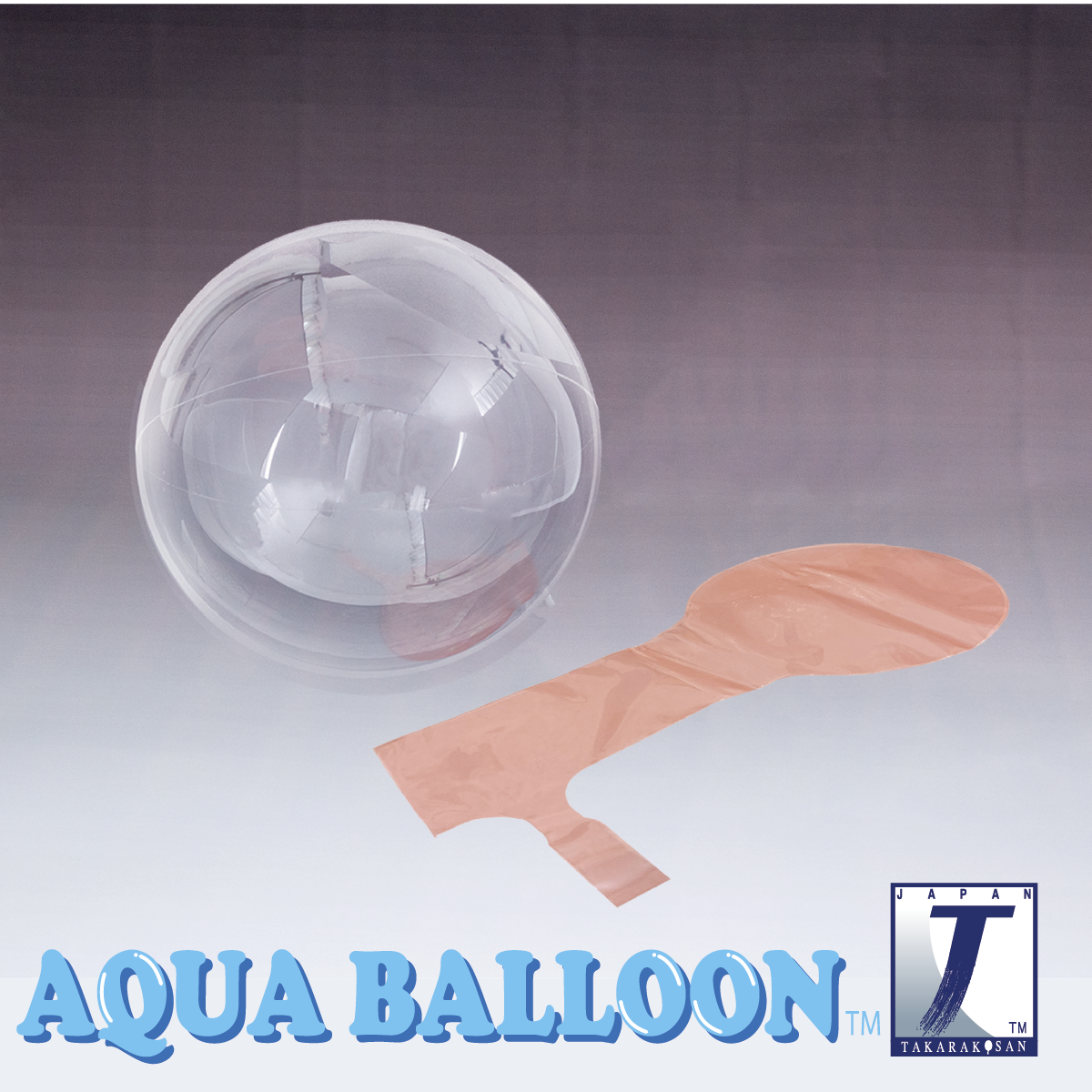 24" Aqua Balloon Easy Wrapping