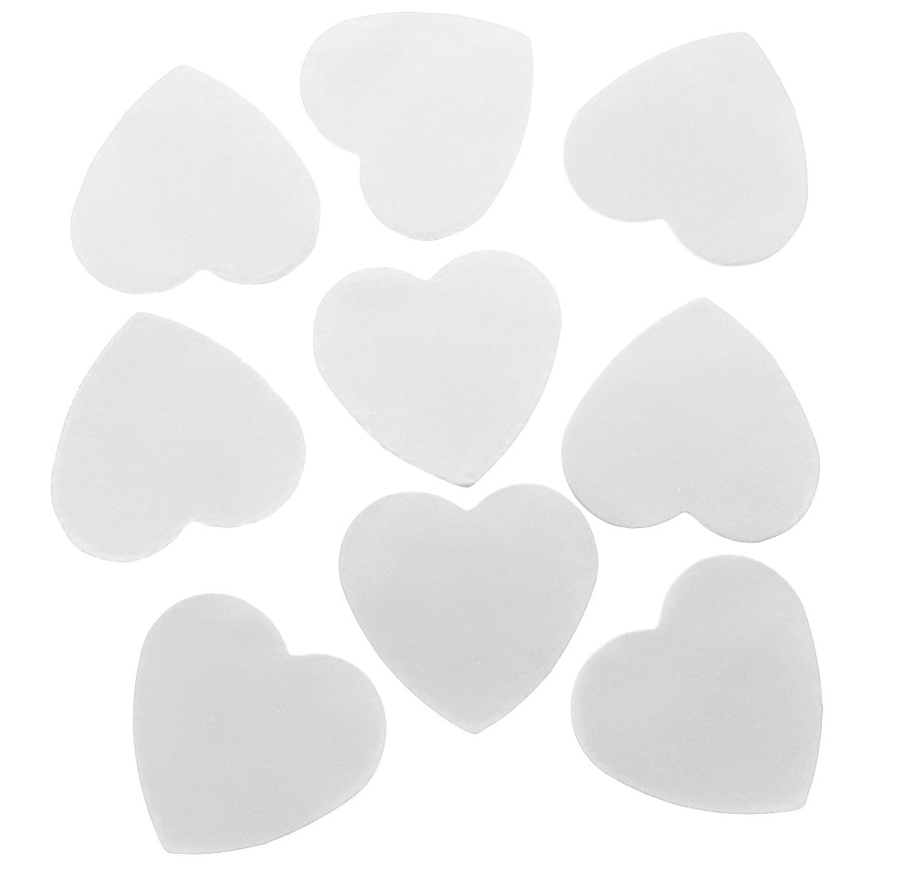 Papier-Konfetti weiße Herzen 3,2cm (100g)