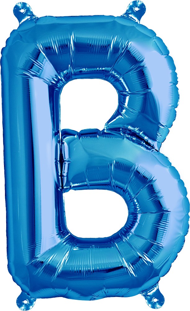 16" Folienbuchstabe "B" Blau