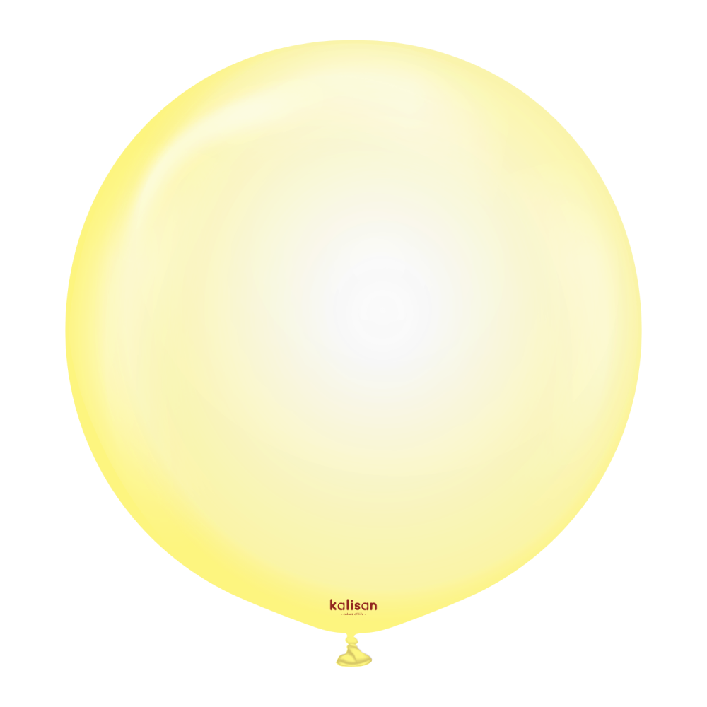 24" Riesenballon Pure Crystal Yellow (2 Stück)
