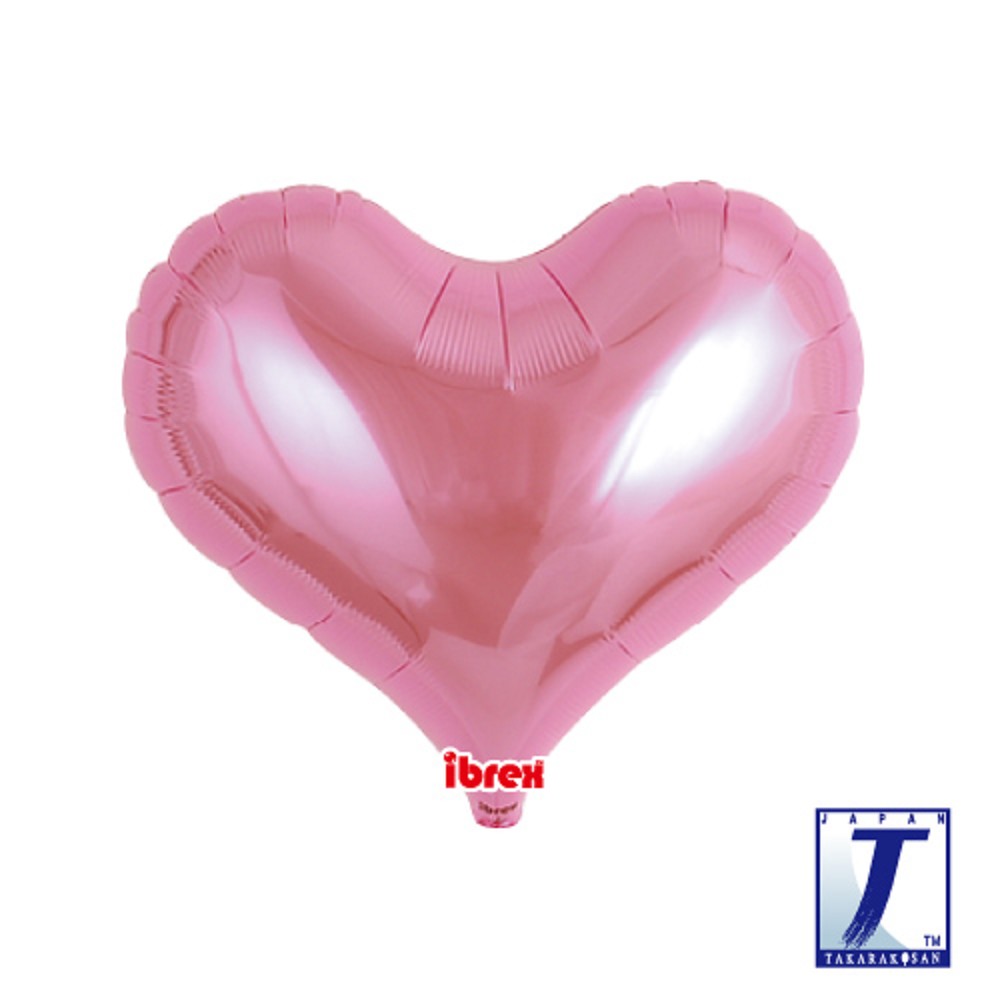 14" Jelly Heart Metallic Pink (ibrex)