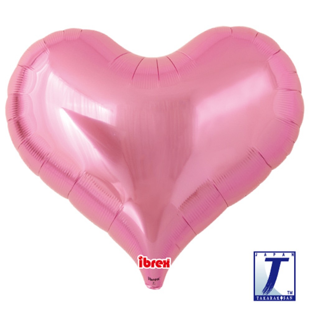 25" Jelly Heart Metallic Pink (ibrex)