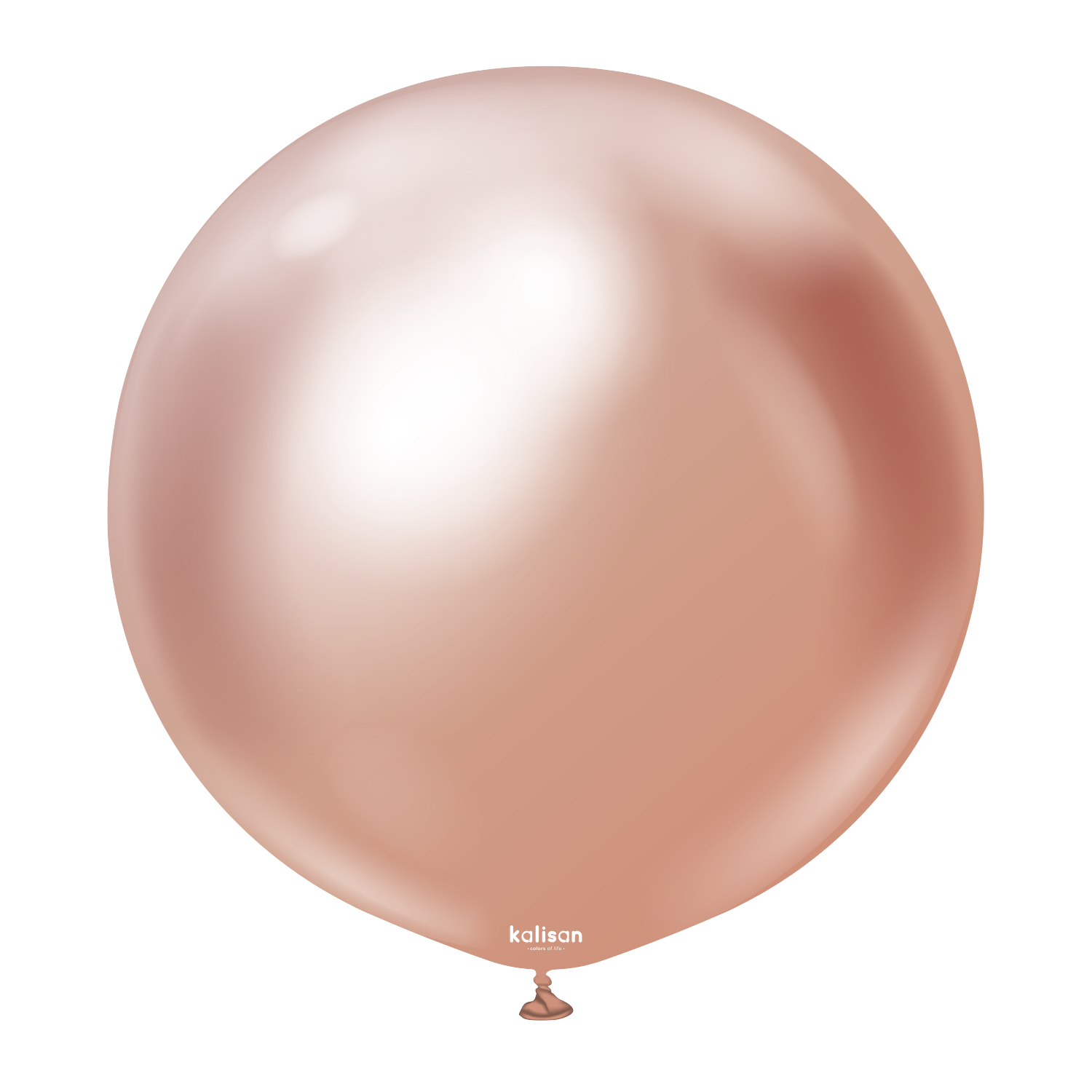 24" Riesenballon Mirror Rose Gold (10 Stück)