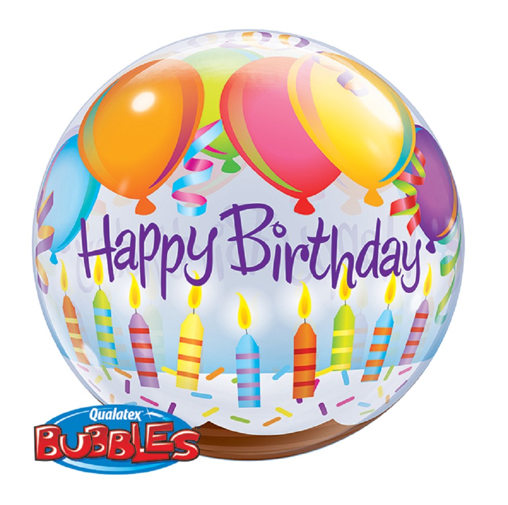 22" Single Bubble Birthday