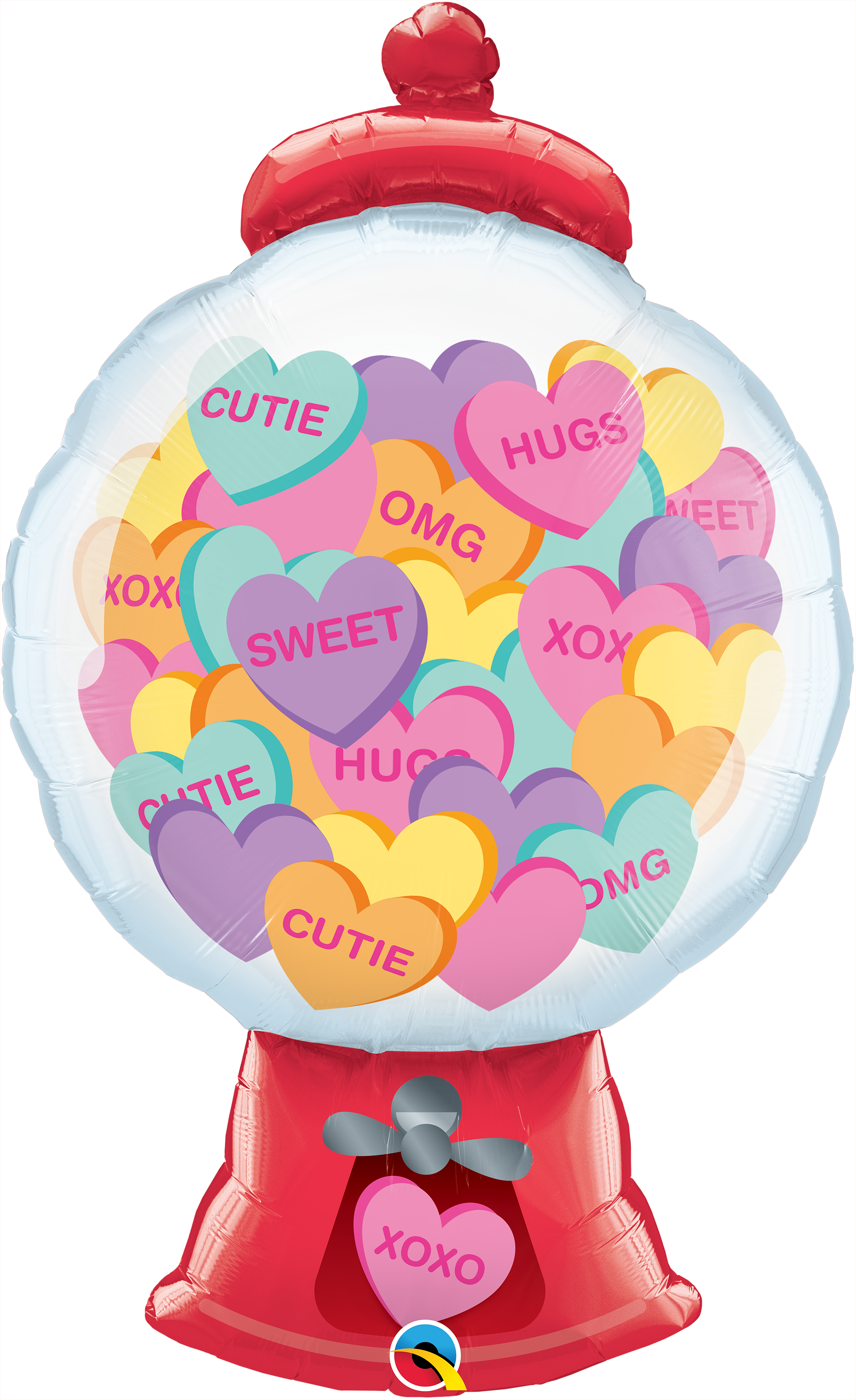 43" Candy Hearts Gumball Machine