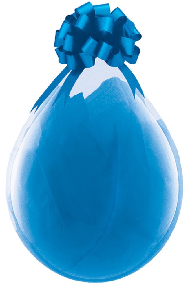18" Verpackungsballon Diamond Clear (25 Stck))
