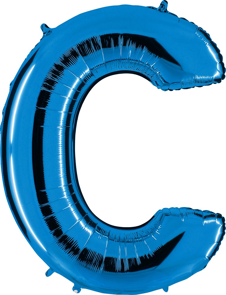 40" Folienbuchstabe "C" Blue
