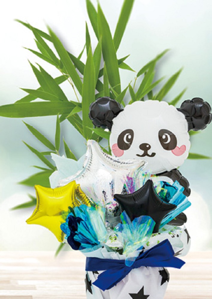 5" Wrap around Friends Charming Panda (mit Ventil)