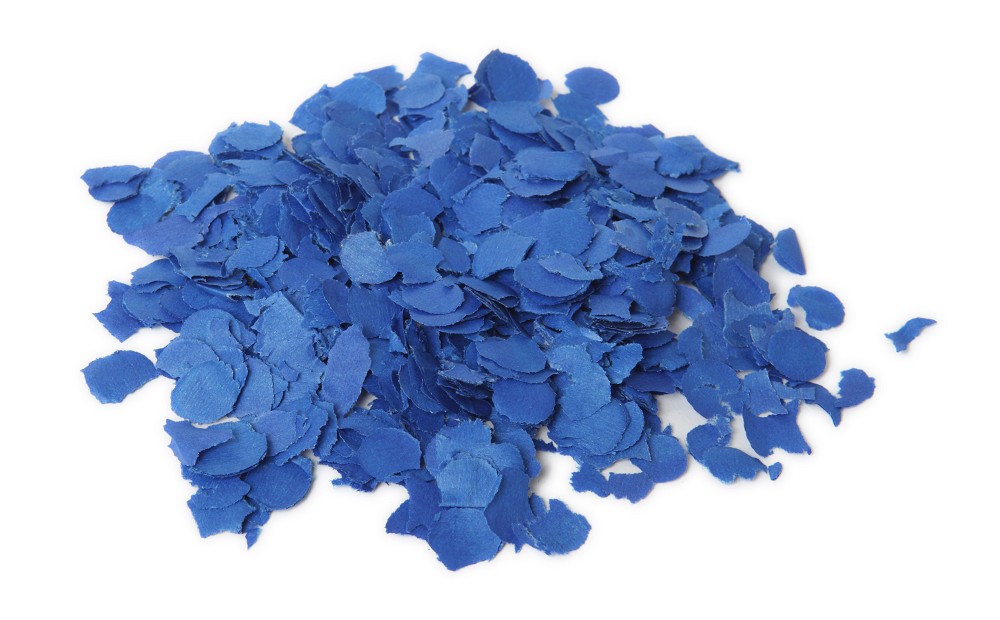 Papier-Konfetti Blau (1kg)