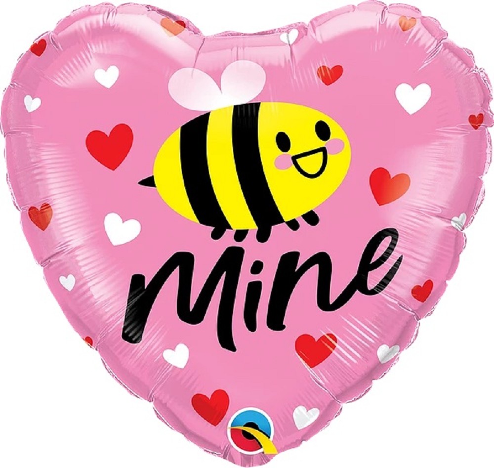 18" Bee Mine Hearts