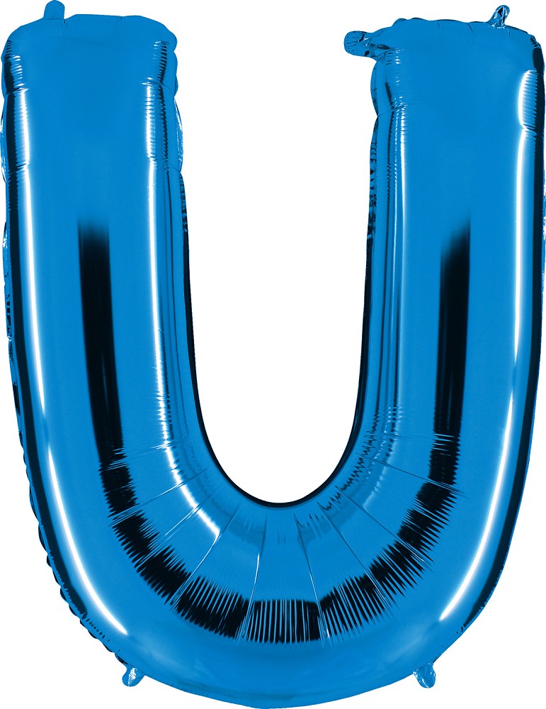 40" Folienbuchstabe "U" Blue