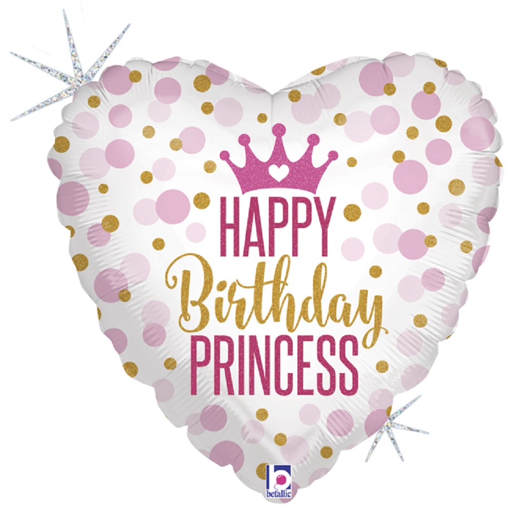 18" Glitter Birthday Princess
