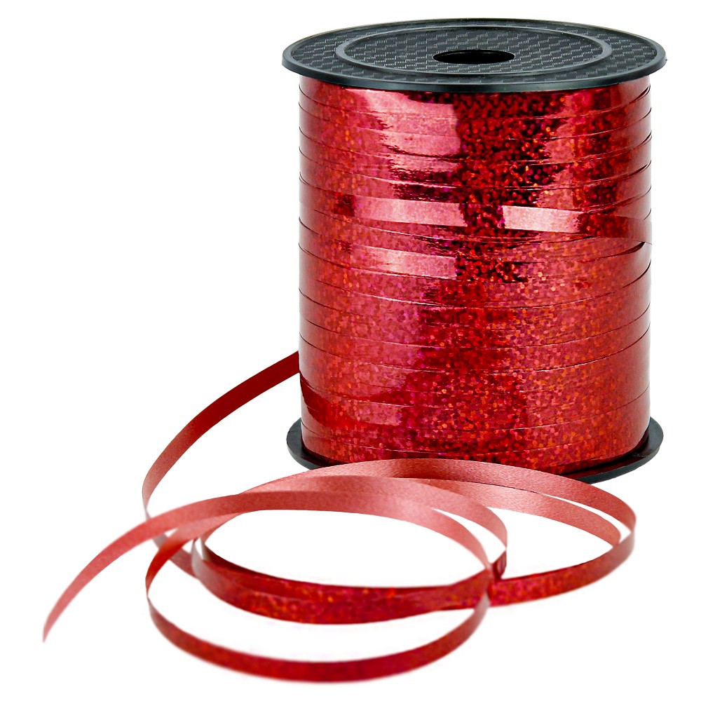 Polyband 5mm Holografie Rot (250 m)