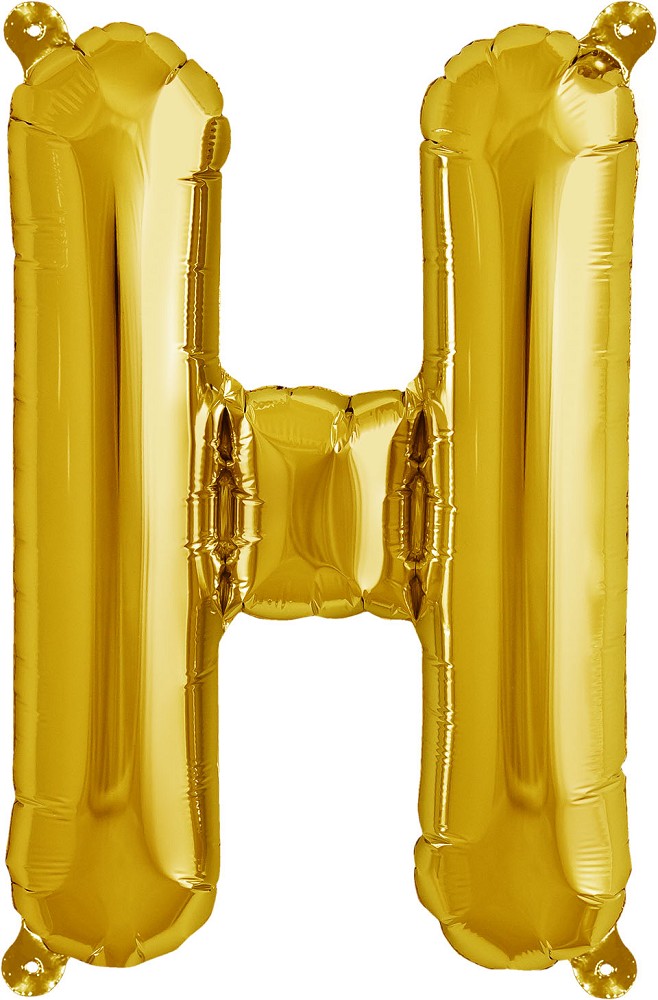 16" Folienbuchstabe "H" Gold