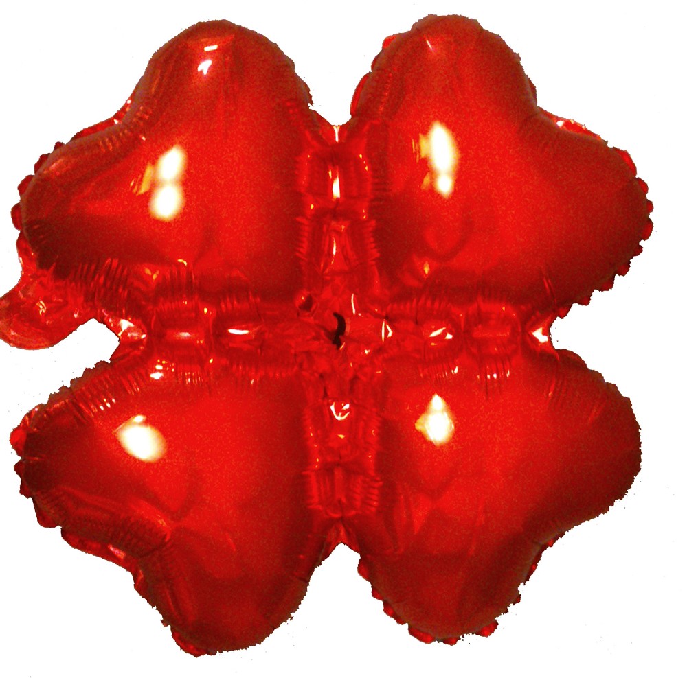 9" Cluster Herz rot