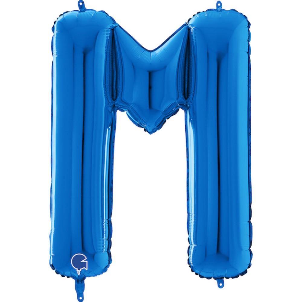 26" Folienbuchstabe "M" Blue