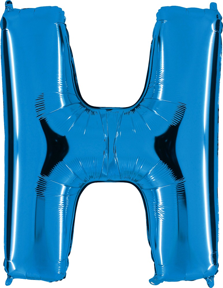 40" Folienbuchstabe "H" Blue