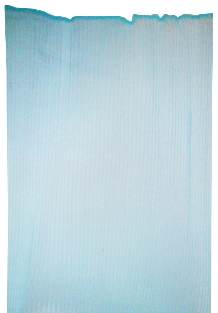 Organza plisse hellblau 1,8m