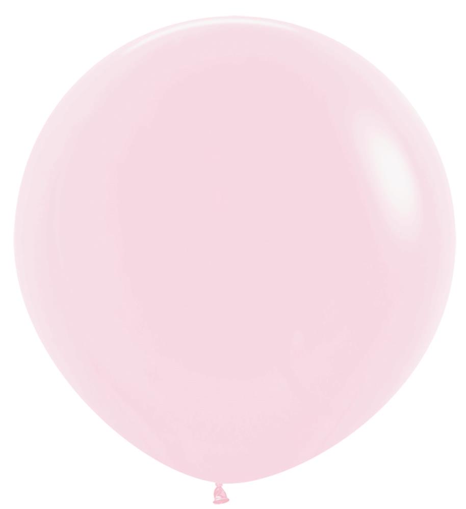 36" Pastel Matte Pink (2 Stück)