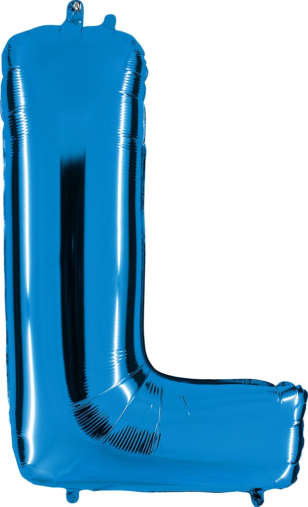 40" Folienbuchstabe "L" Blue