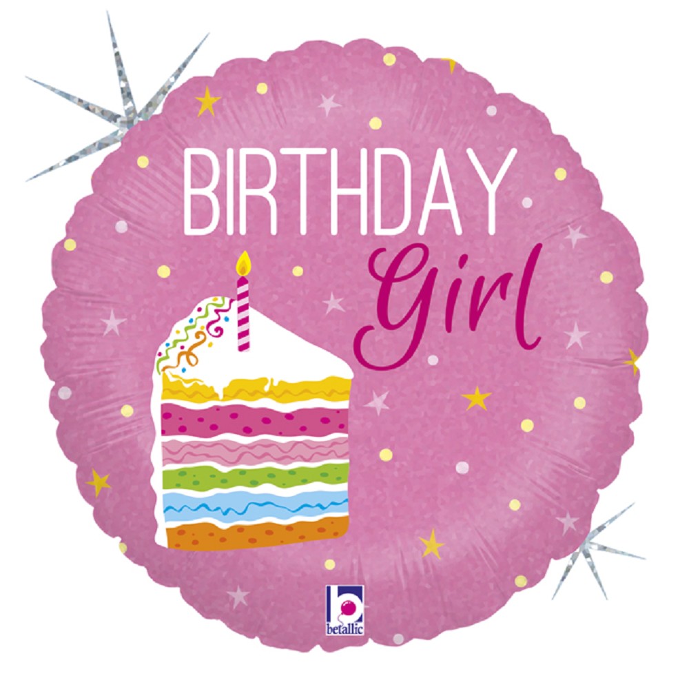 18" Birthday Cake Girl