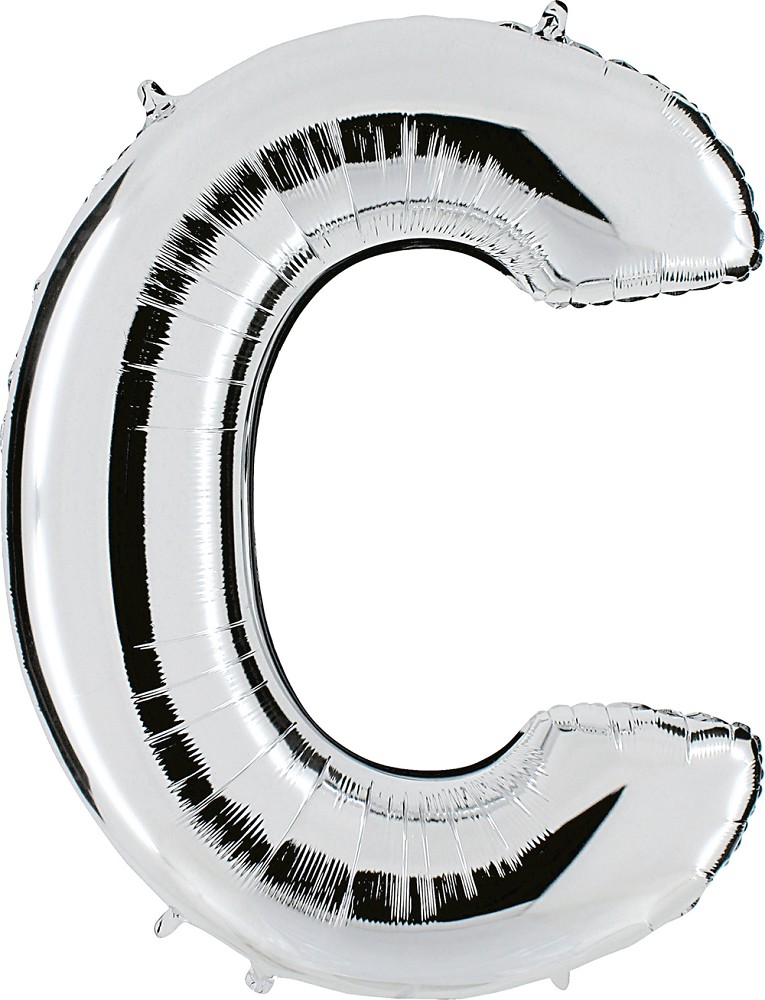 40" Folienbuchstabe "C" Silver