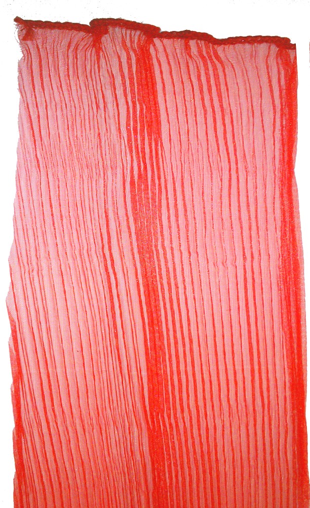 Organza plisse rot 1,8m