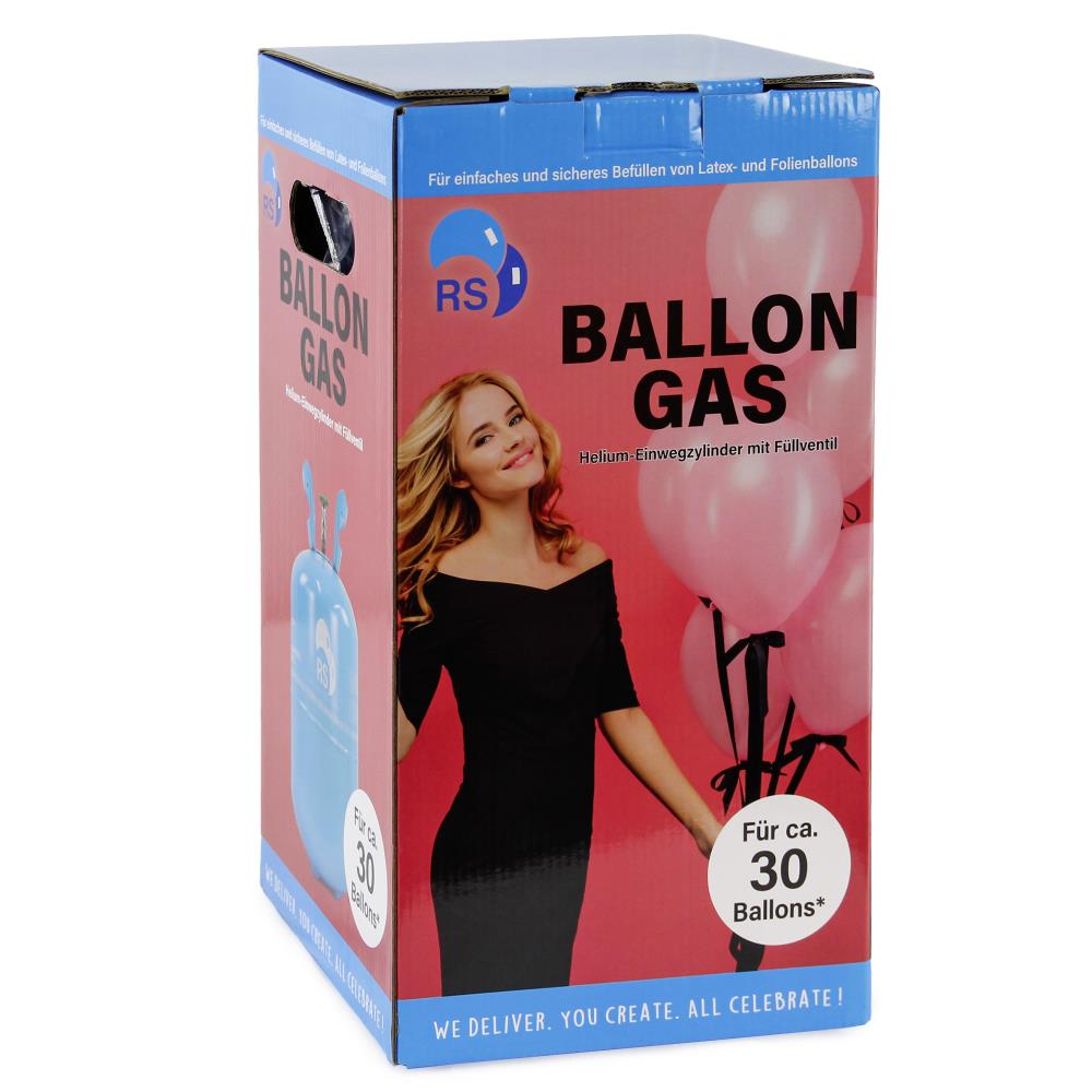 Helium-Einwegzylinder (ca.30 Ballons)