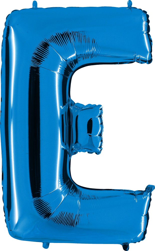 40" Folienbuchstabe "E" Blue