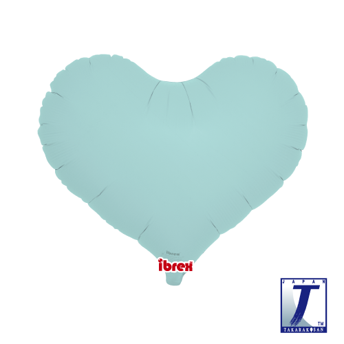 14" Jelly Heart Pastel Blue (ibrex)