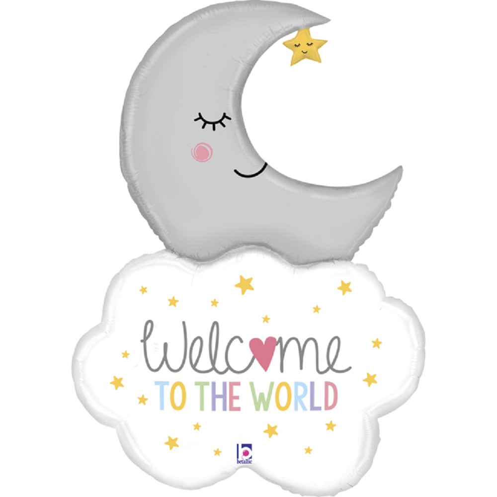 32" Welcome Baby Moon