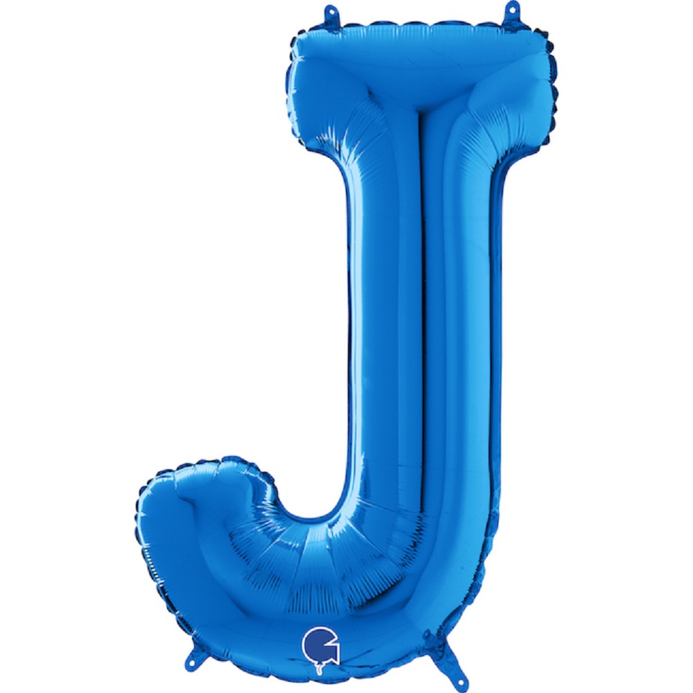 26" Folienbuchstabe "J" Blue