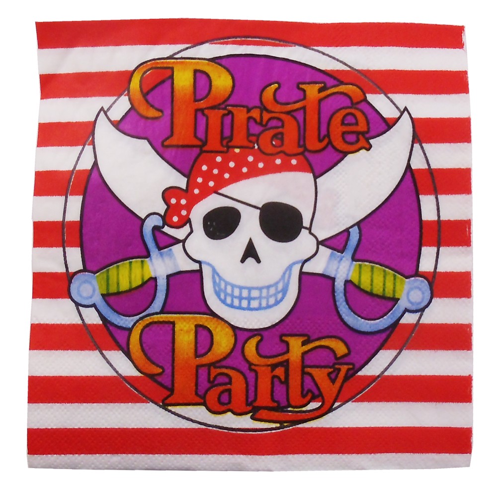 Servietten Pirate Party