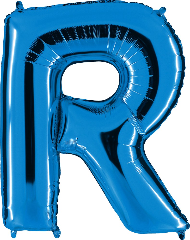 40" Folienbuchstabe "R" Blue