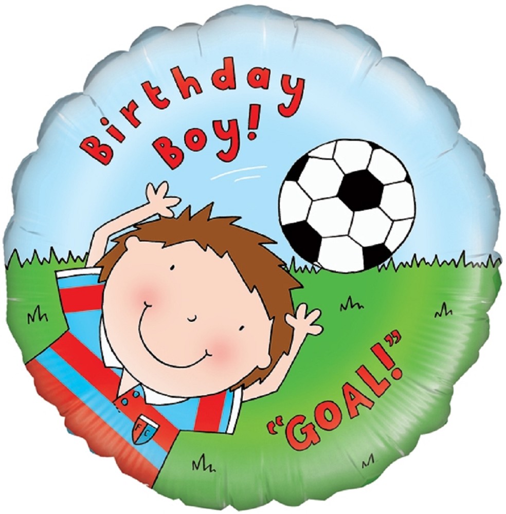 18" Happy Birthday Footballer