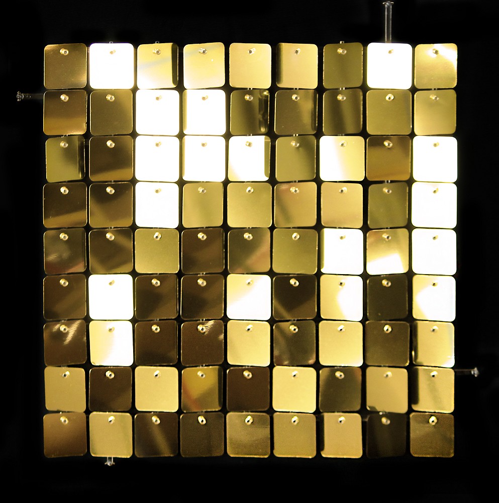 SolaAir Sequin Wall Decor Standard (viereckig) - Light Gold
