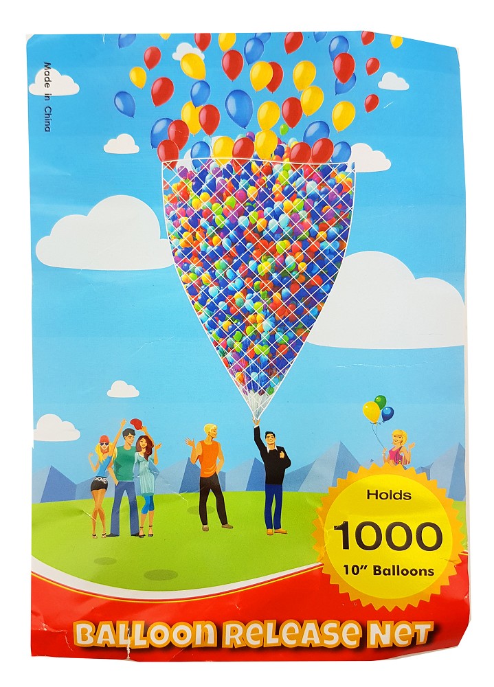 Ballon Netz für 1000 Heliumballons (5 m lang)