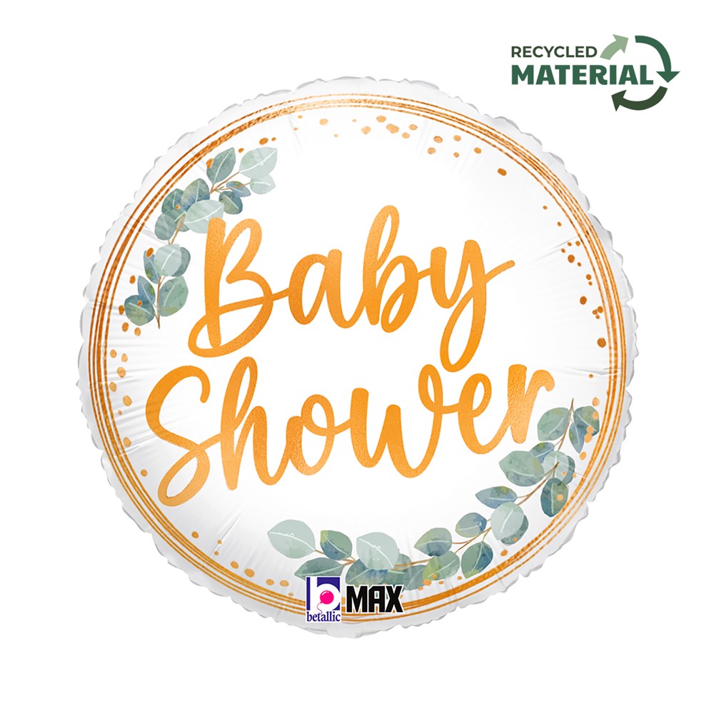 18" Baby Shower Eucalyptus