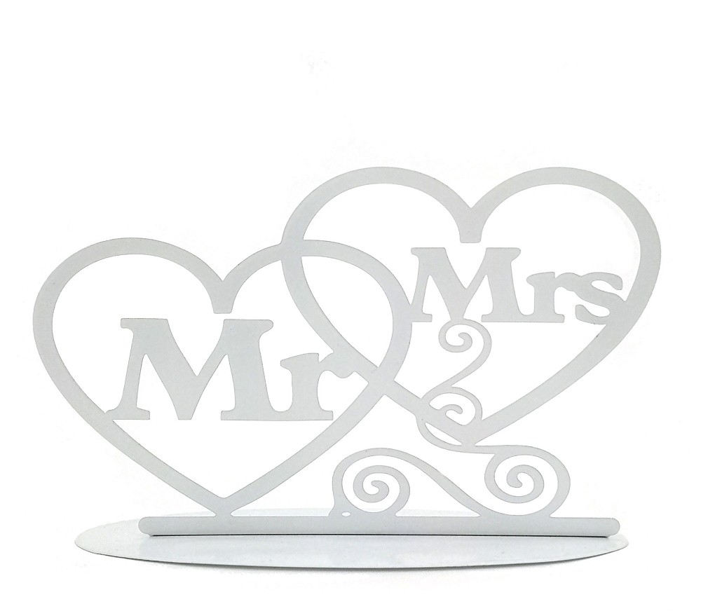Mr & Mrs aus Metall (21x7x13cm)