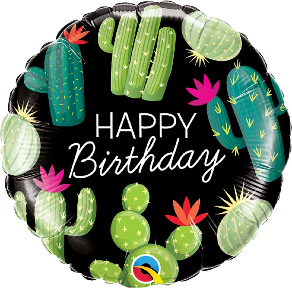 18" Birthday Cactuses