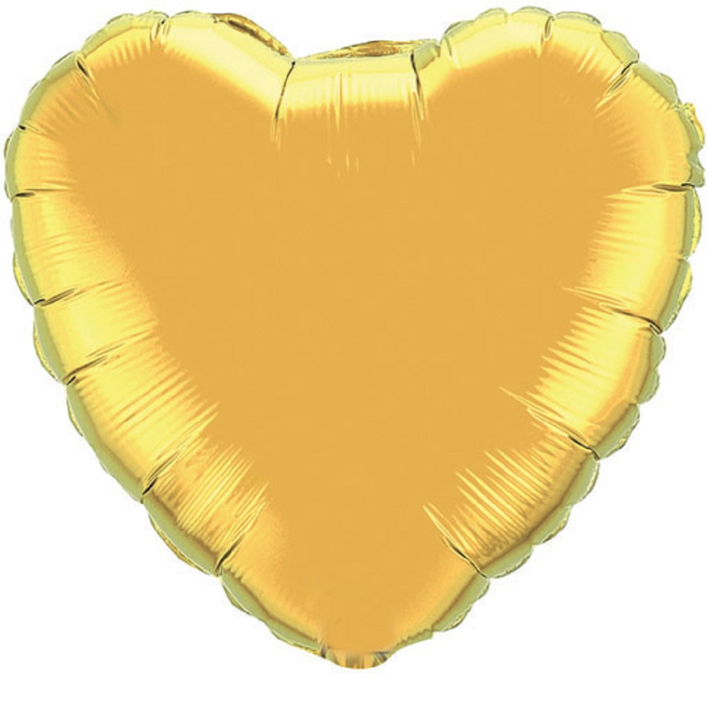 36" Heart Gold (5 Stück)